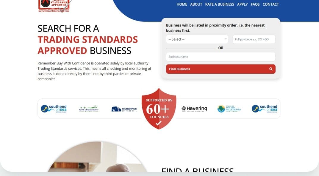 Buy with Confidence website