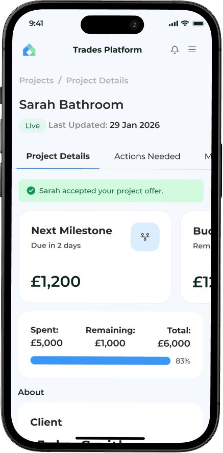 Swiftly manage your projects from a quick setup